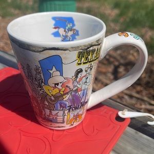 Texas Rodeo cowboy horse wrangler coffee cup Austin San Antonio Dallas Ft. Worth